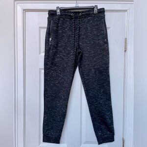 Aeropostale Joggers Heathered Black with Grey NWOT Men’s Size Medium